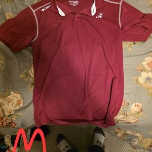 Columbia Maroon Polo Shirt